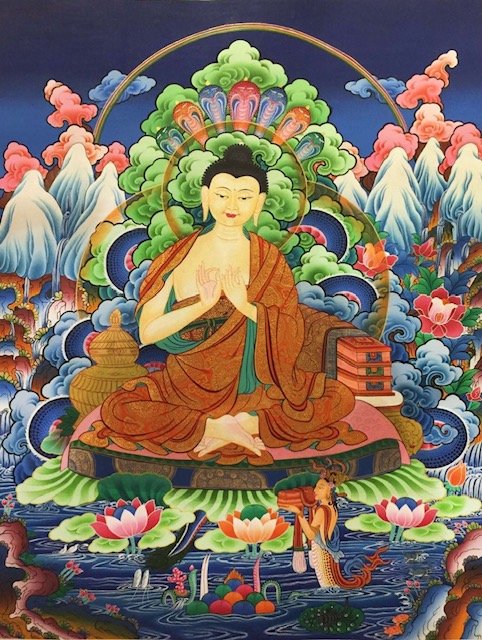 Nagarjuna, called the second Buddha, defender of the universal vehicle movement