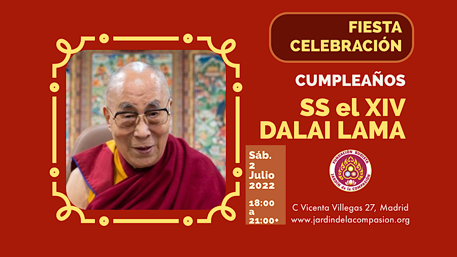 Fiesta cumpleaños SS Dalai Lama