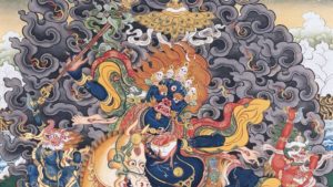 Rostro feroz de Palden Lhamo