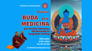 Buda de la Medicina, por monjas